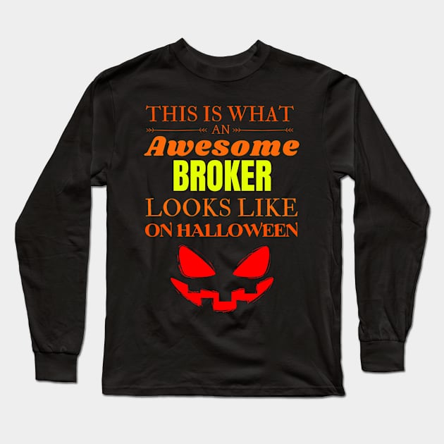 broker Long Sleeve T-Shirt by Mdath